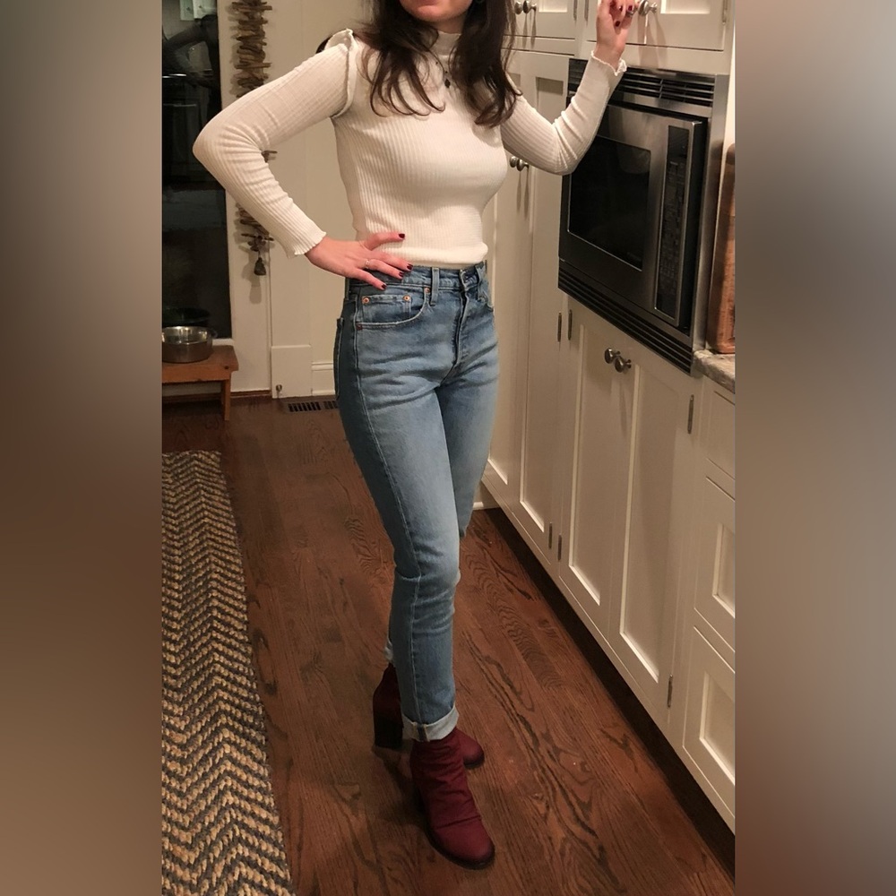 Levi’s 501 S Skinny Straight Leg Jeans